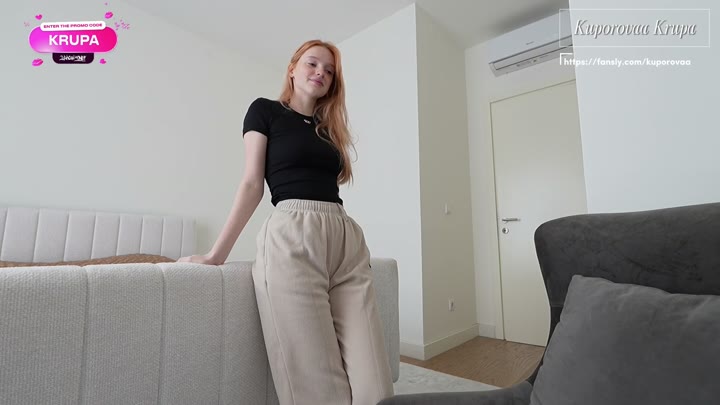 Kuporovaa Krupa Fucking a Horny Redhead Girlfriend Who Loves Footjob and Titjob - hoTiva