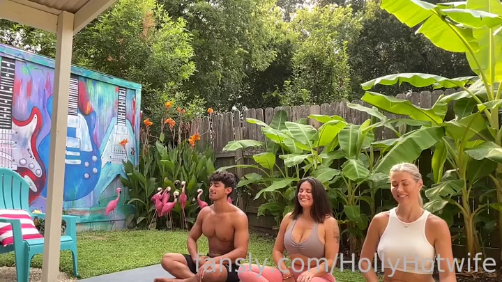 Holly Hotwife Outdoor BGG Threesome
